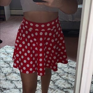 Polka dot skater skirt